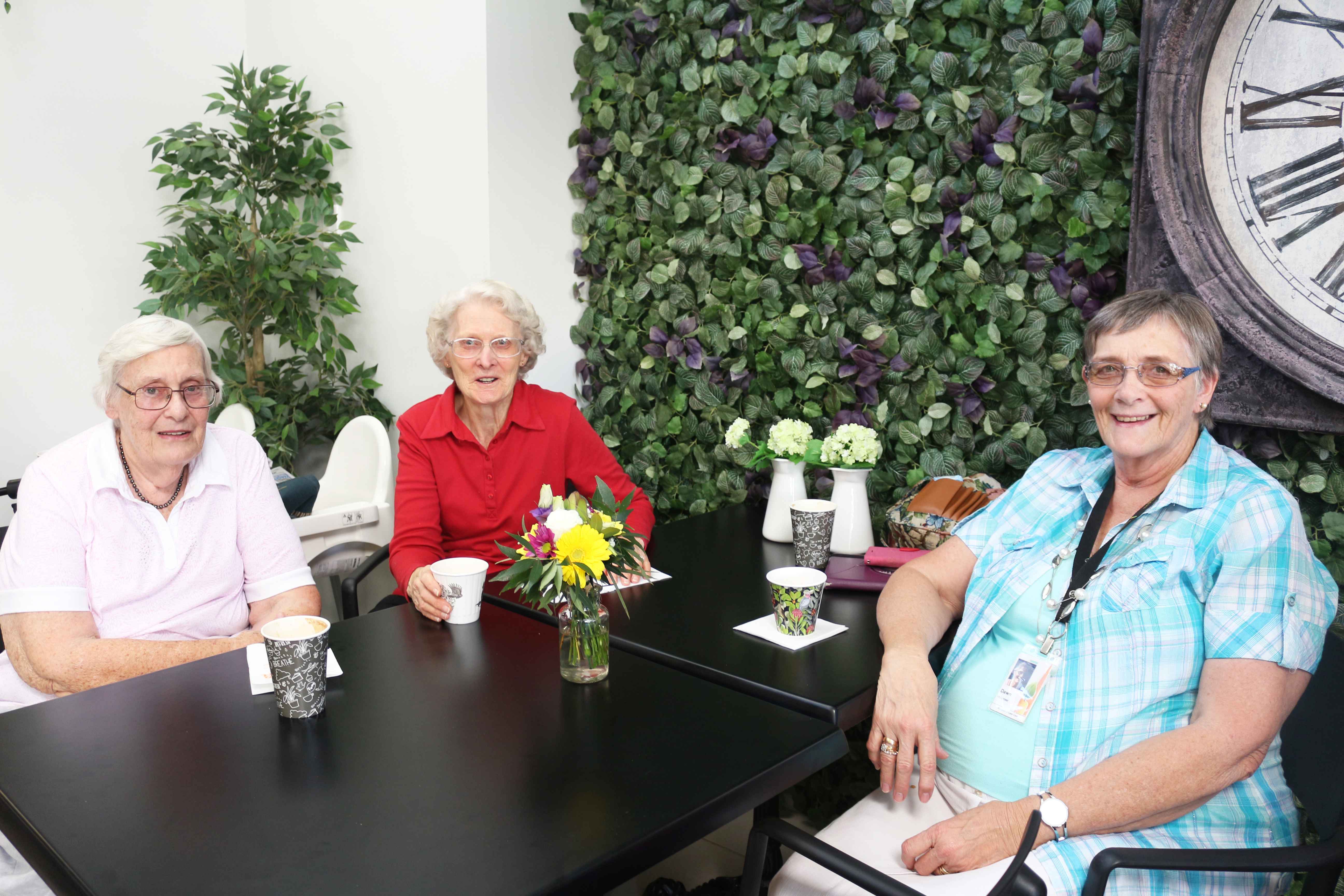 A thanksgiving afternoon was held to rededicate Maranatha Aged Care's cafe to Dell Waldron.