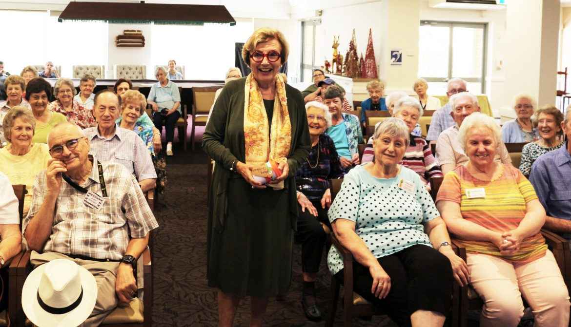 NSW Retirement Village Ambassador Kathryn Greiner AO visited Courtlands Village in North Parramatta.